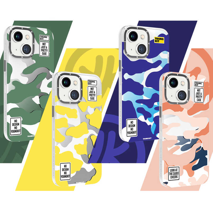 iPhone 13 Kılıf YoungKit Kamuflaj Serisi Kılıf - 9 iPhone 13 Kılıf YoungKit Kamuflaj Serisi Kılıf - 9